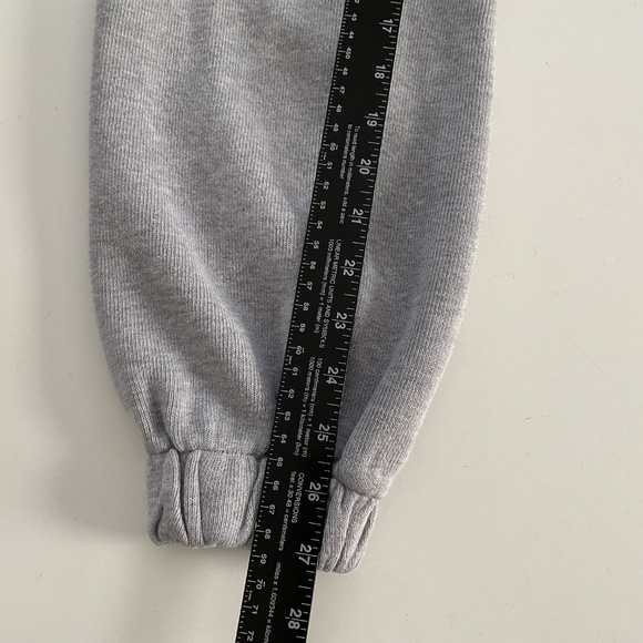 Brandy Melville Side Stripe Sweatpants Joggers Sz S Light Gray Lounge Girly Vibe - Picture 8 of 11